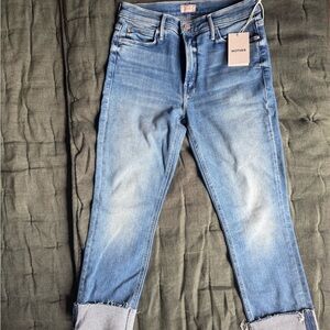 MOTHER Women's Light Blue Ankle Jeans NWT